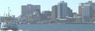 halifax harbour - court house in background